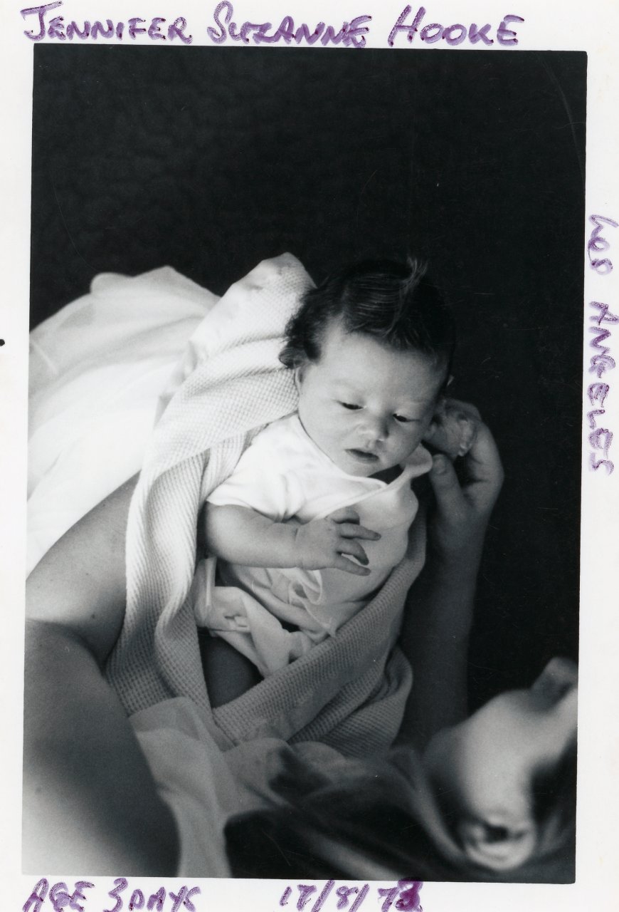 Jennifer Suzanne Hooke 3 days old August 17 1973